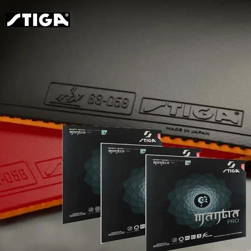 STIGA-MANTRA PRO Caoutchouc de tennis de table, Caoutchouc de ping-pong semi-creux, AstrBalancing, P