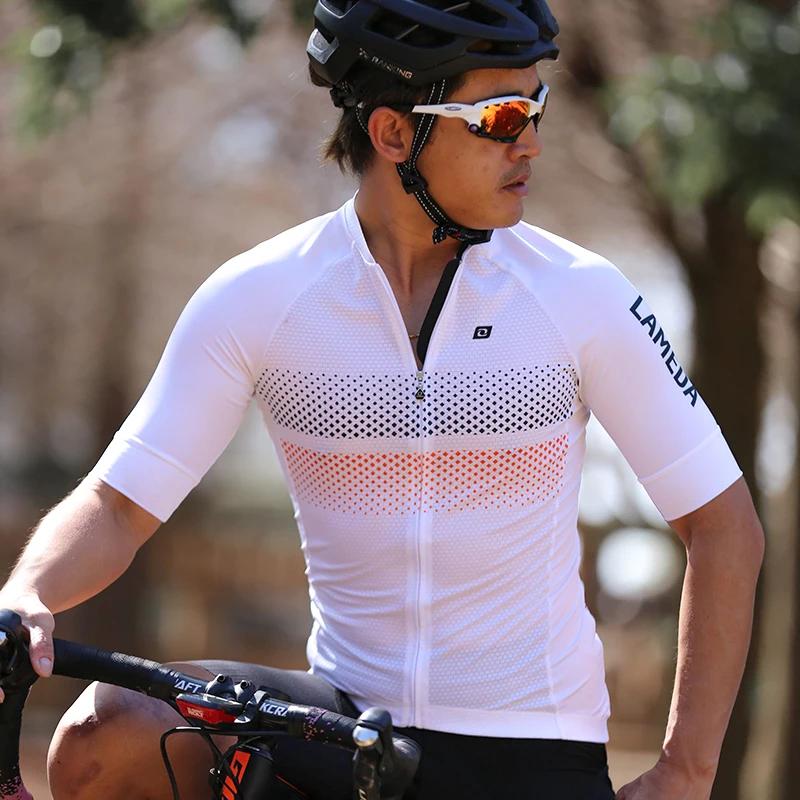 Lameda été Pro maillot de cyclisme vtt vélo vêtements respirant à manches courtes vélo chemise homme