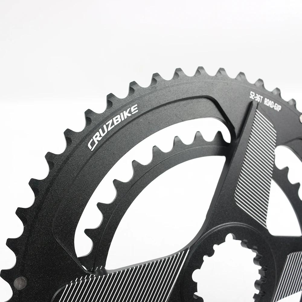 CRMERCEDES-Couronne de vélo à double disque JOWheel, plateau de vélo de route, pédalier à 8 vitesses