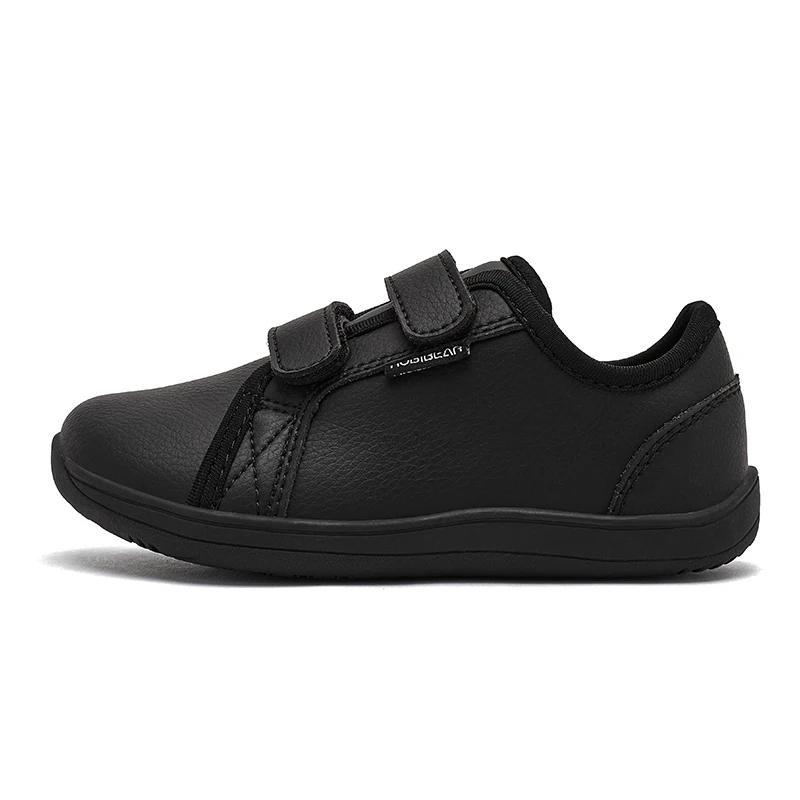 BIBEAR-Chaussures de salle de bain en cuir Élpour enfants, baskets minimalistes, légères, avec boucl