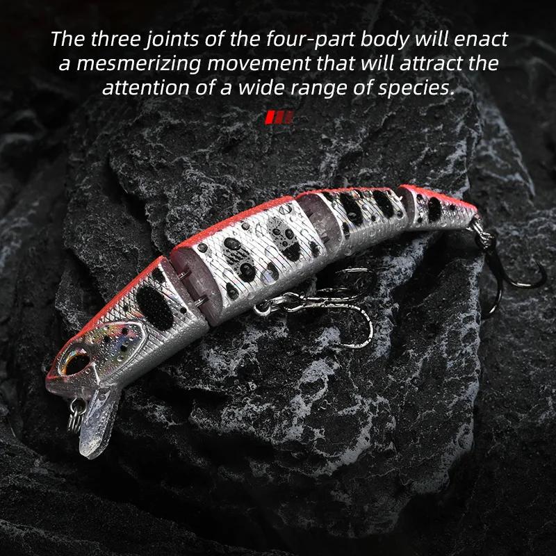 ALLBLUE professionnel articulé Swimbait 70mm 90mm coulant méné leurre de pêche Jerkbait artificiel d