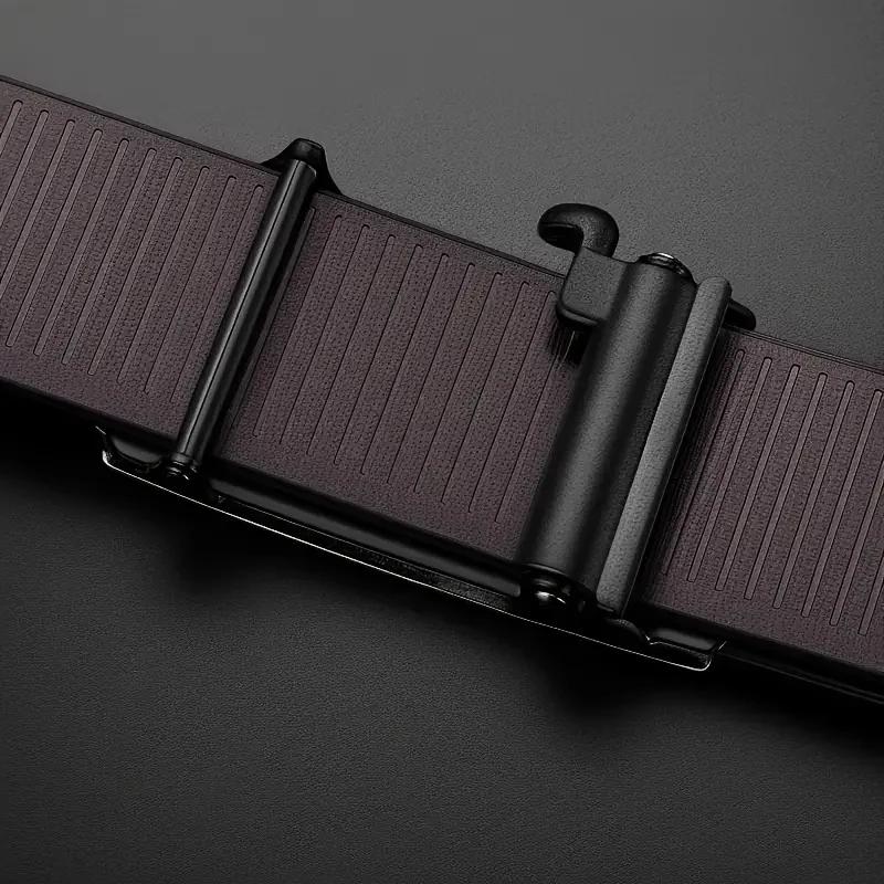 Ceinture élégante en cuir PU pour hommes – Ceintures à la mode pour la vie quotidienne, les loisirs,