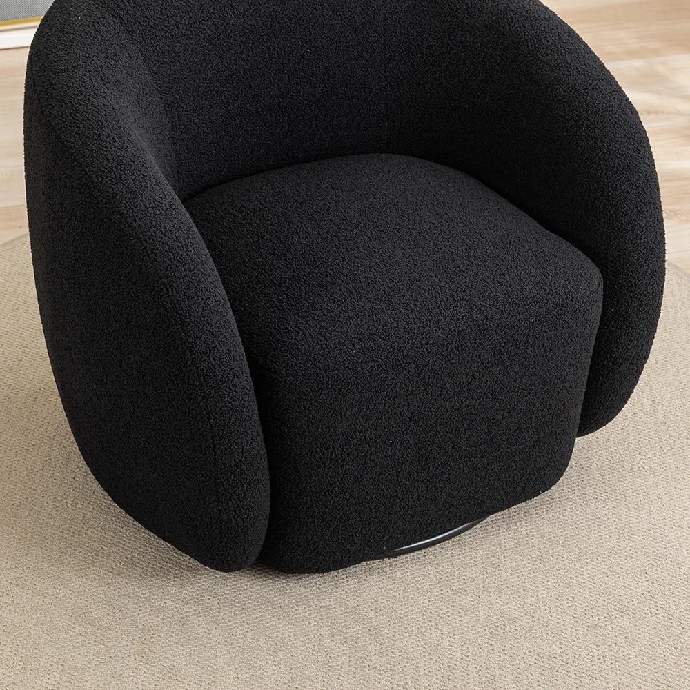 SEYNAR-Ensemble de 2 fauteuils d'accent à percussion résistants à 360 en velours, chaise d'appoint r
