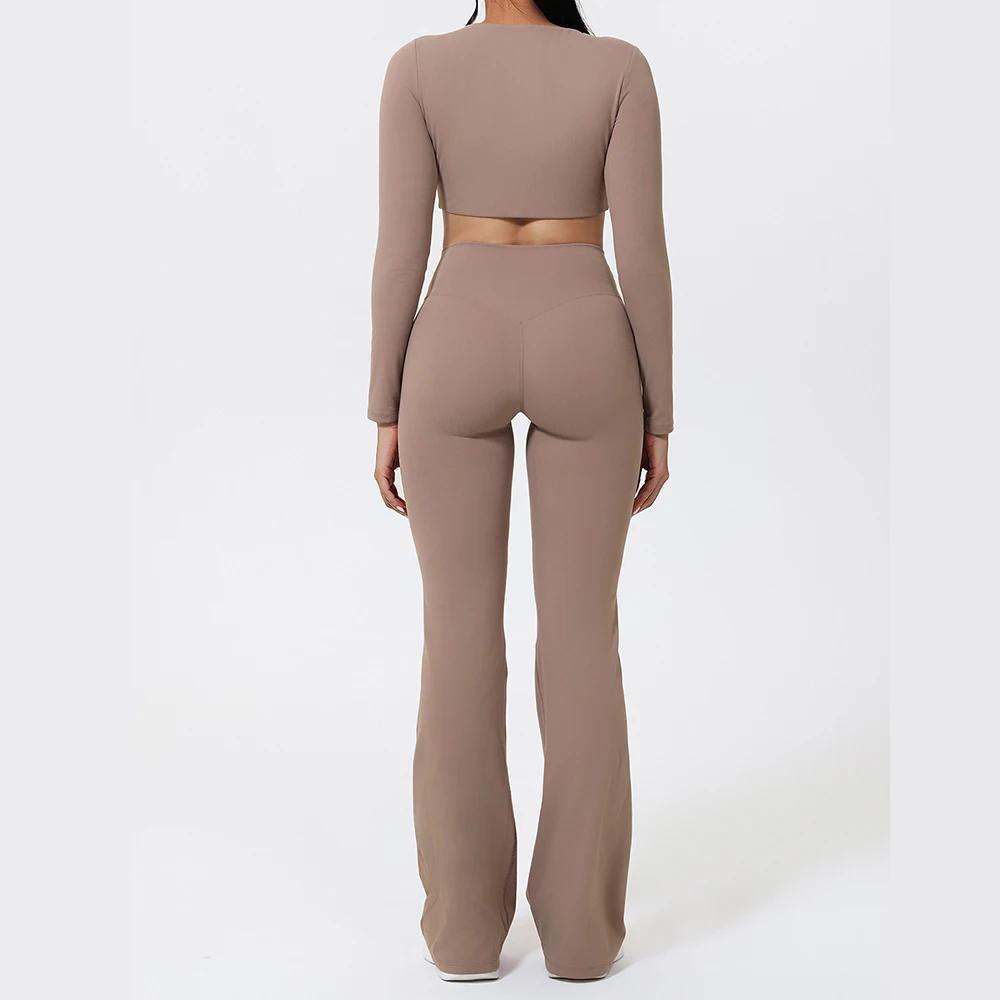 2 pièces costume de Yoga ensemble de sport vêtements de Yoga ensemble de gymnastique femmes survêtem