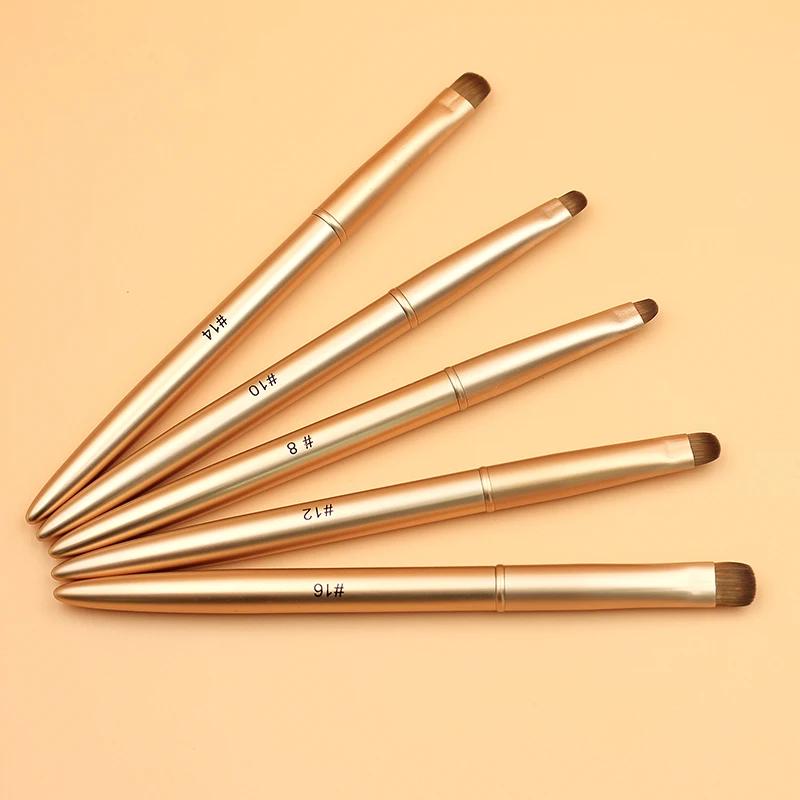 Kolinsky – brosse à ongles française, dessin acrylique, strass, peinture sur Gel, manche en métal do