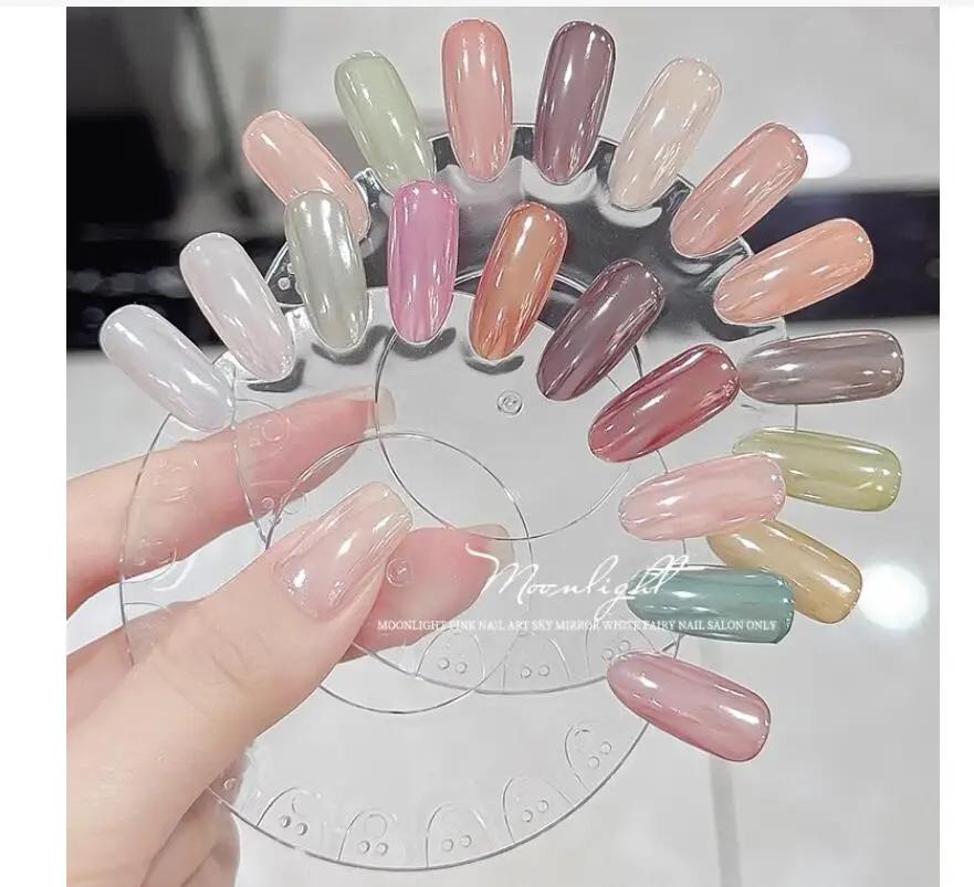 1 pot placage Aurora Chrome poudre à ongles haute brillance clair de lune miroir Fine paillettes Pig