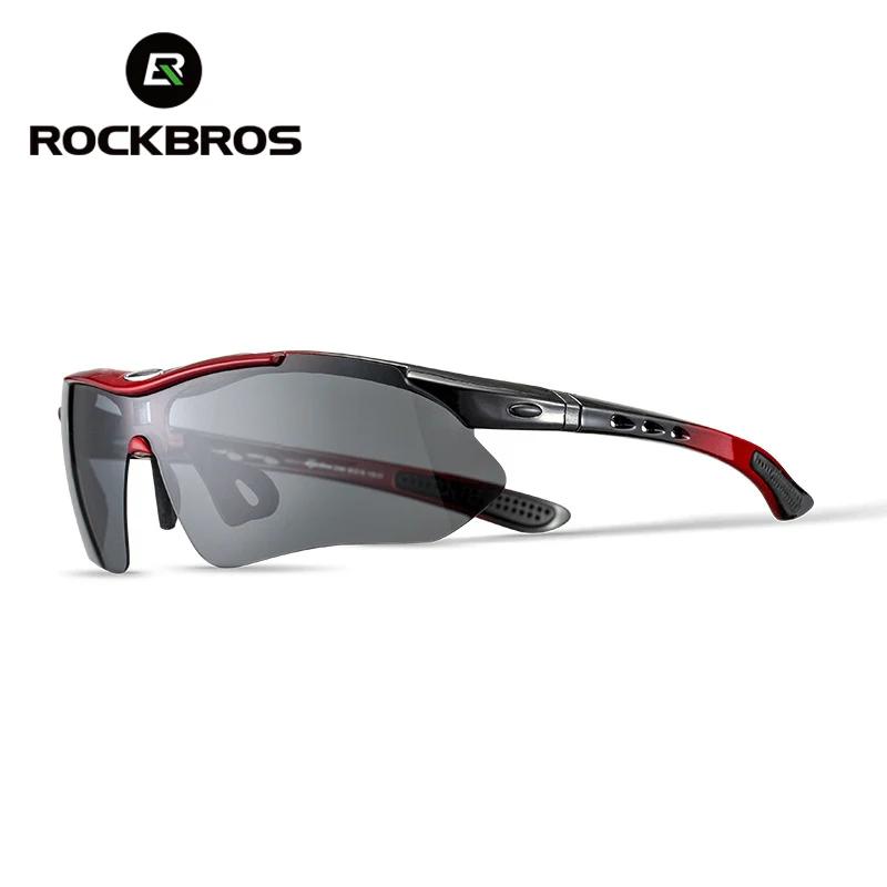 Lunettes cyclisme ROCKBROS polarisées 5 lentilles - VTT route équitation randonnée sport