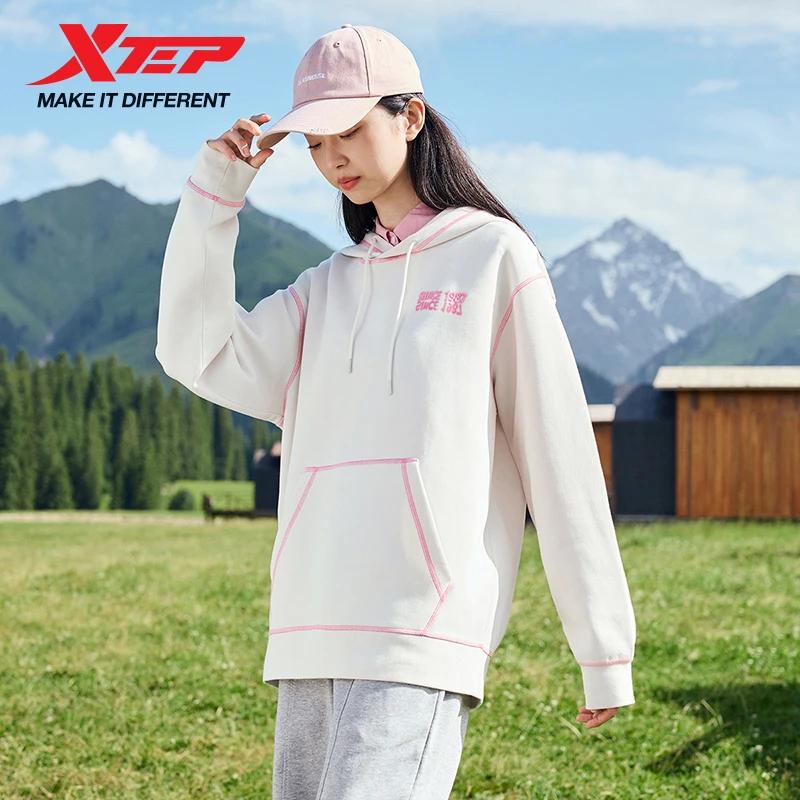 Sweat à capuche Xtep unisexe - Confort doux pour loisirs et sport extérieur automne