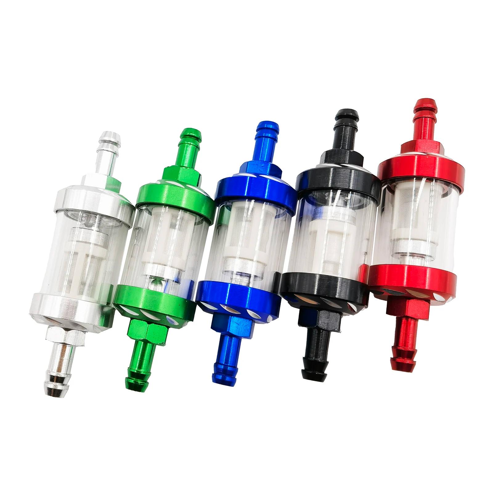 Filtre à carburant intérieur de Moto 8mm, filtres à essence + tuyau de conduite de carburant d'essen