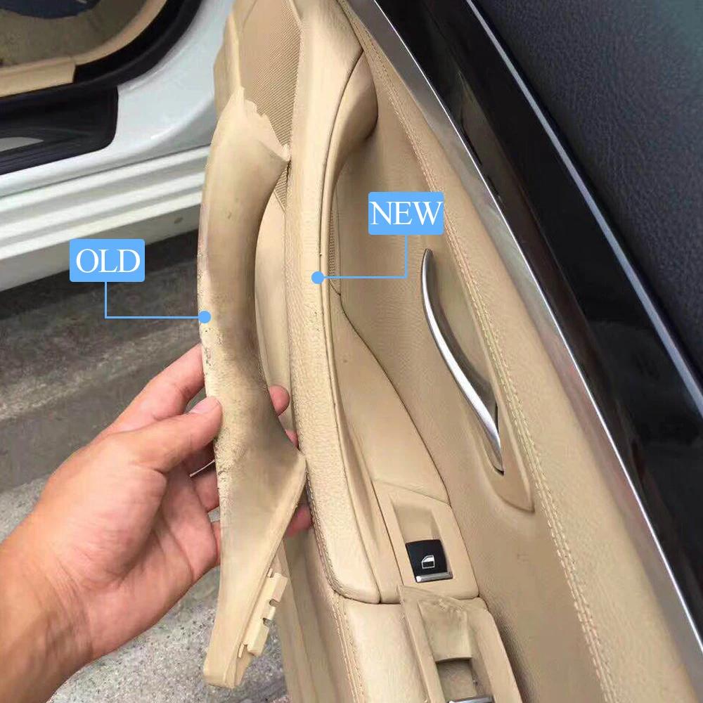 Poignées intérieures de voiture gauche droite, Beige et noir, panneau intérieur de porte de passager