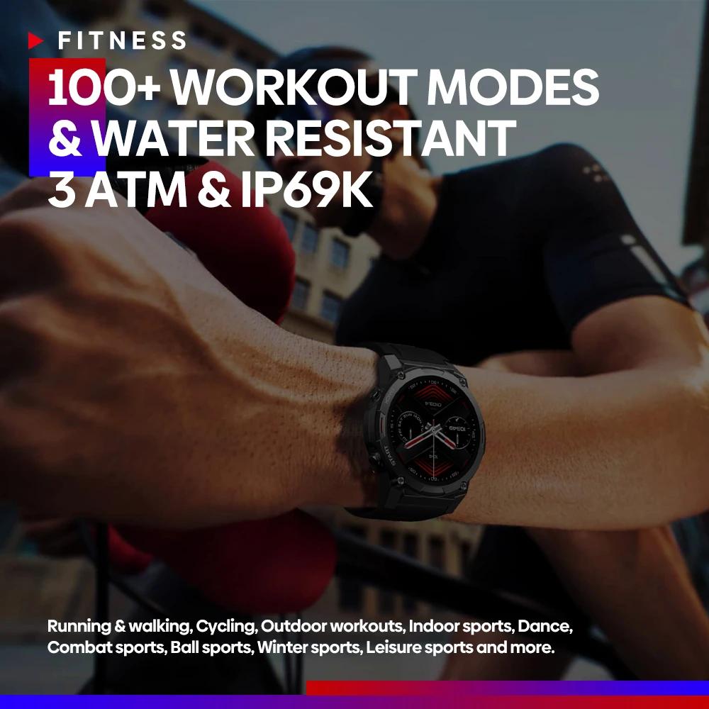 Zeblaze – montre connectée Vibe 7 Pro, écran AMOLED de 2023 pouces, résistance de niveau militaire,