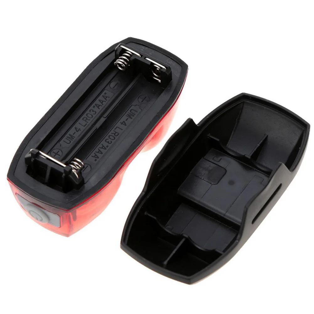 Feu arrière de vélo, piles AAA, haute visibilité, feu rouge, horizontal ou Vertical, accessoires pou