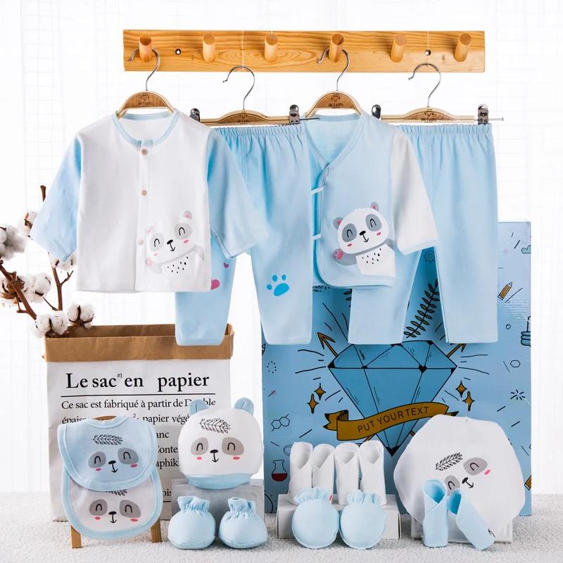 Lawadka 18 pièce/lot nouveau-né bébé vêtements pour filles garçons ensembles 100% coton infantile pr