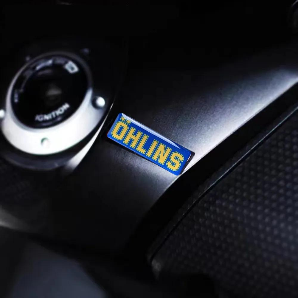 Autocollants de colle pour tuyau d'échappement de moto, 2 pièces, décoration réfléchissante pour AR 