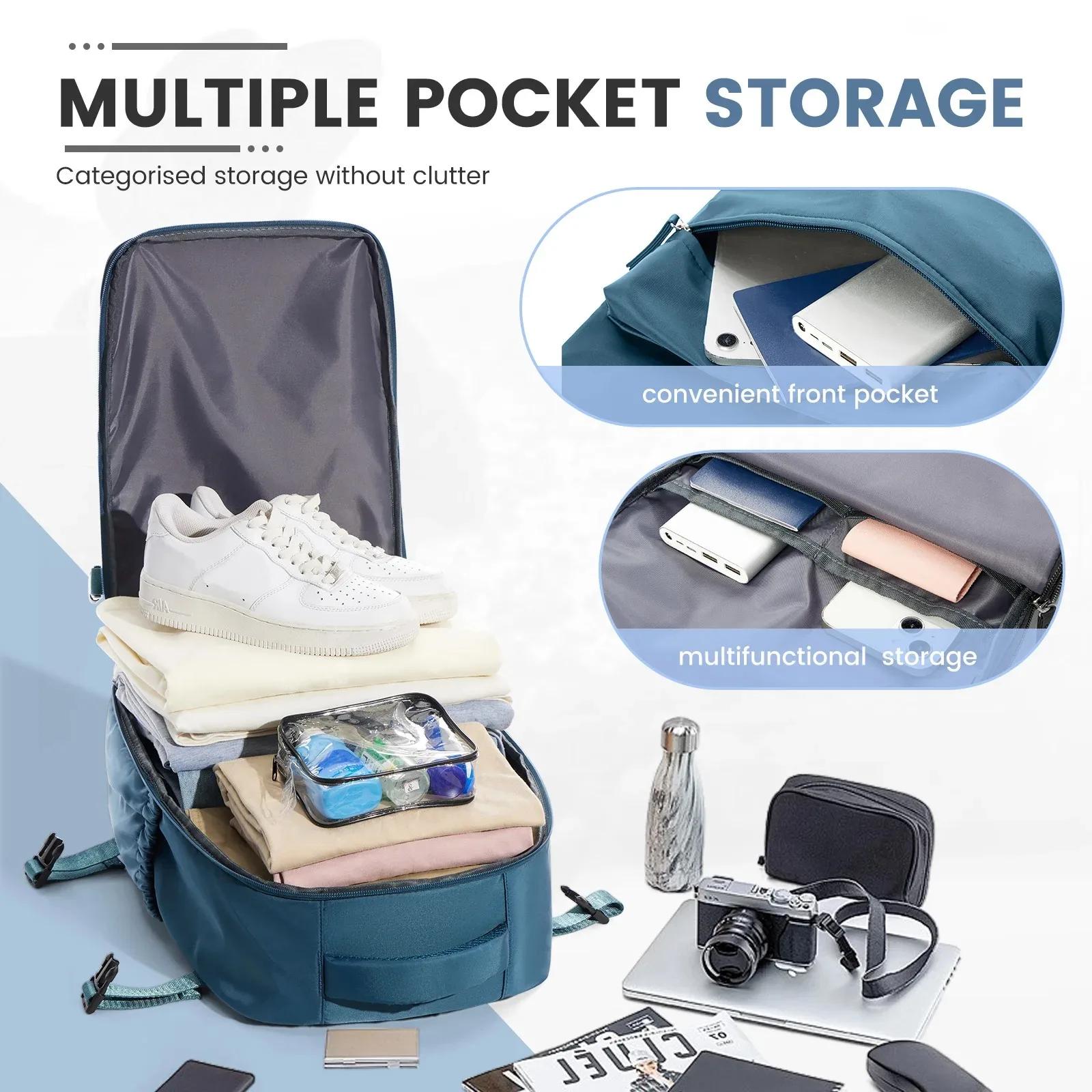 Sac de cabine Ryanair 40x20x25, sac à dos de compression sous vide pour homme, bagage à main, sac à 