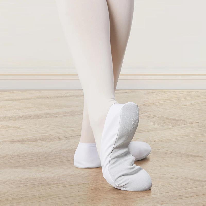 Femmes chaussures de gymnastique adulte semelle souple toile Yoga filles Ballet chaussures de danse 