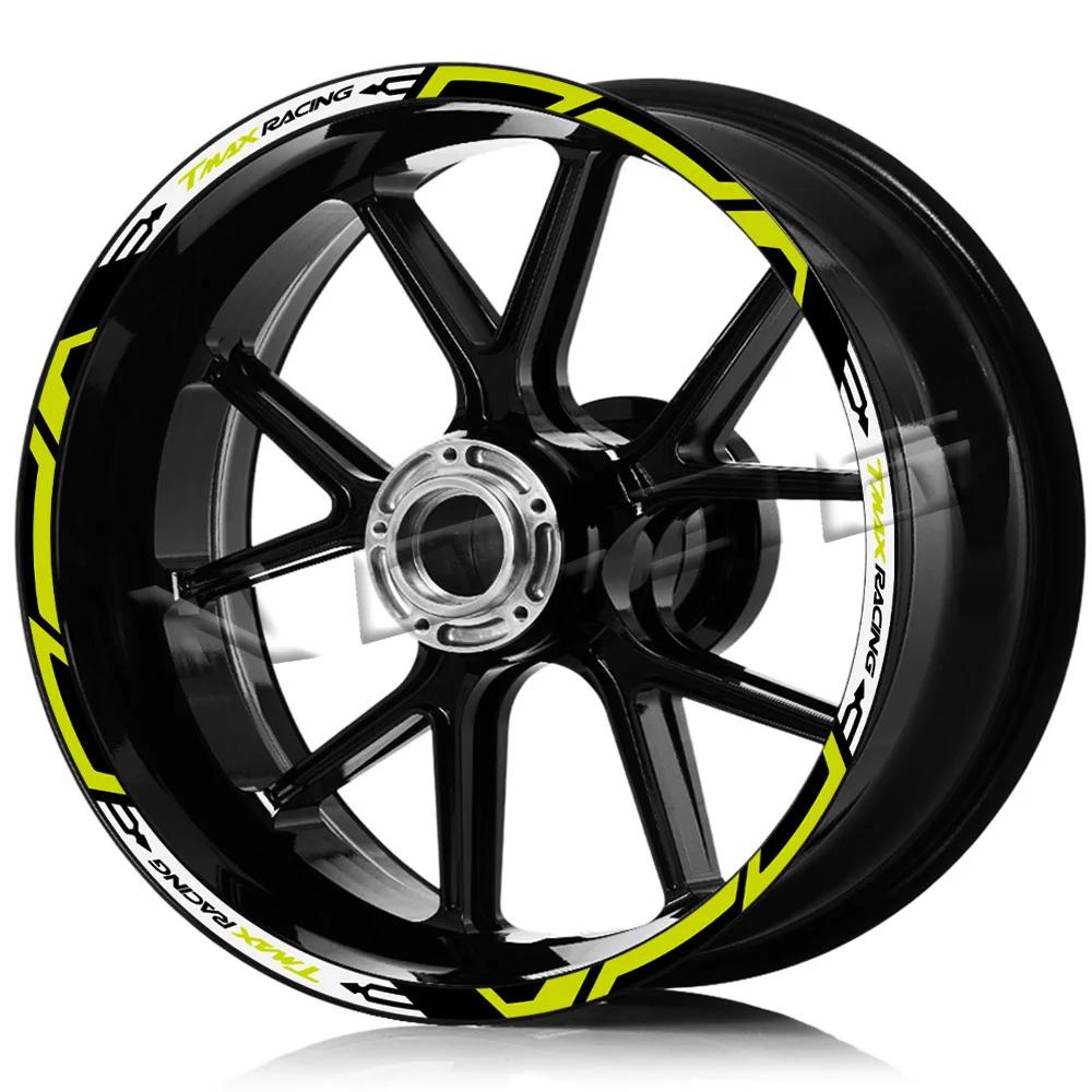 TMAX Casting-Autocollant étanche pour jante de roue de moto, bande à rayures pour moyeu de scooter, 