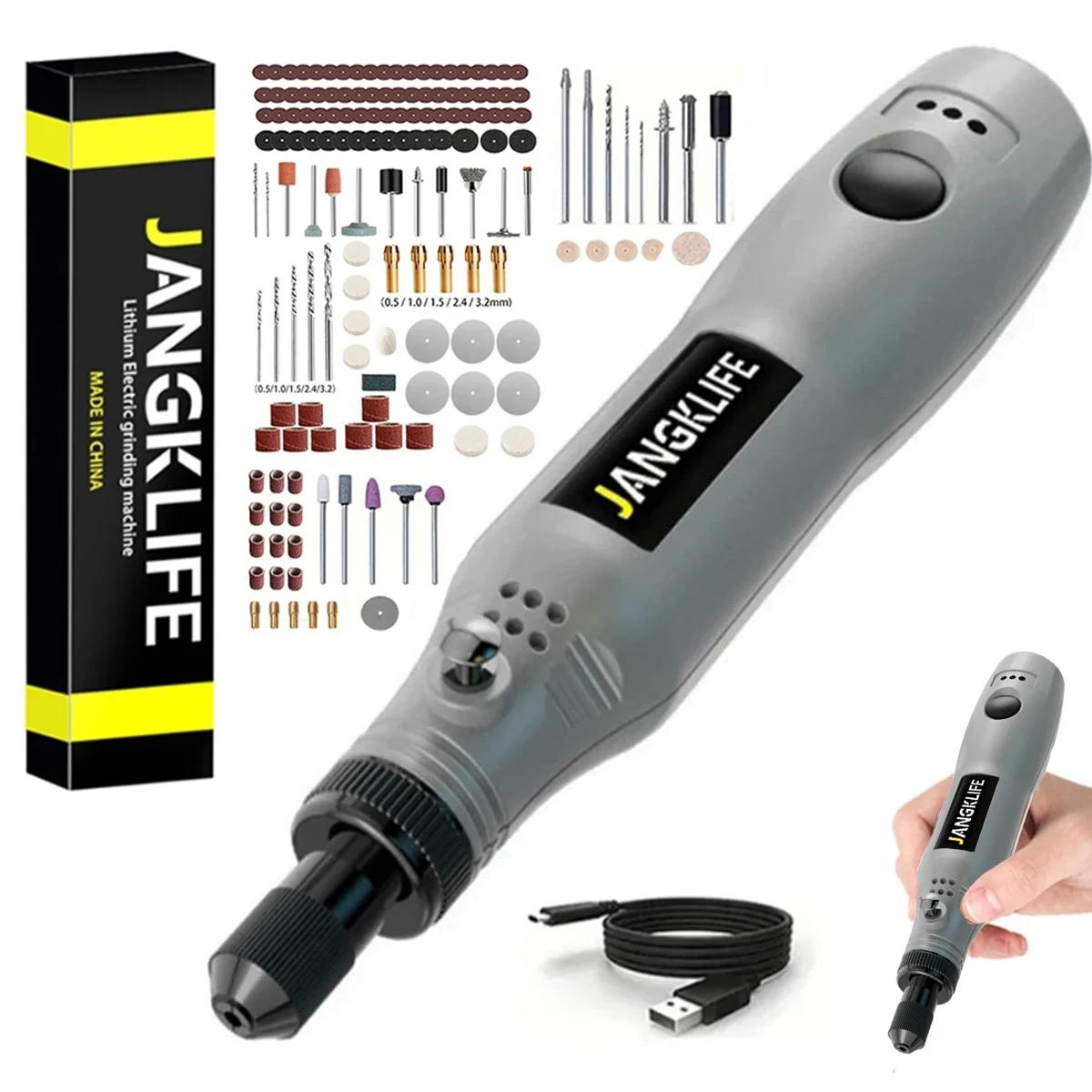 USB Sans Fil Outil Rotatif Kit Bois Gravure Stylo BRICOLAGE Pour Bijoux En Métal Verre Mini Perceuse