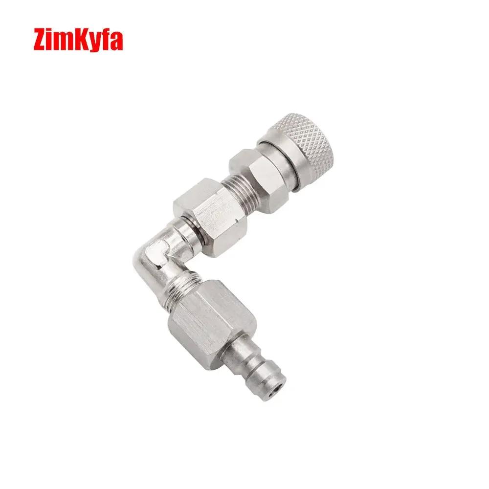 HPA AIR CO2 gaz bouchon de déconnexion rapide QC02 1/8NPT 1/8BSP M10 G1/8 "mamelon de remplissage mâ