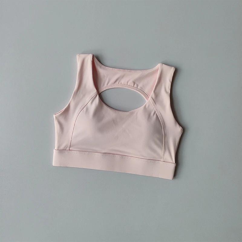 Beau dos sous-vêtements de sport résistant aux chocs course Anti-affaissement Yoga soutien-gorge hau