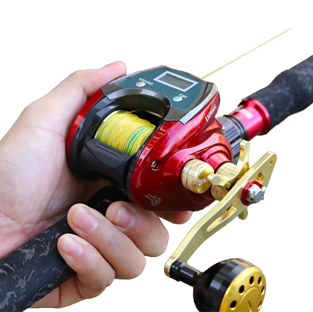 MJ3000 ligne électrique compte roue de pêche 20 Kg puissance de traînée affichage numérique batterie
