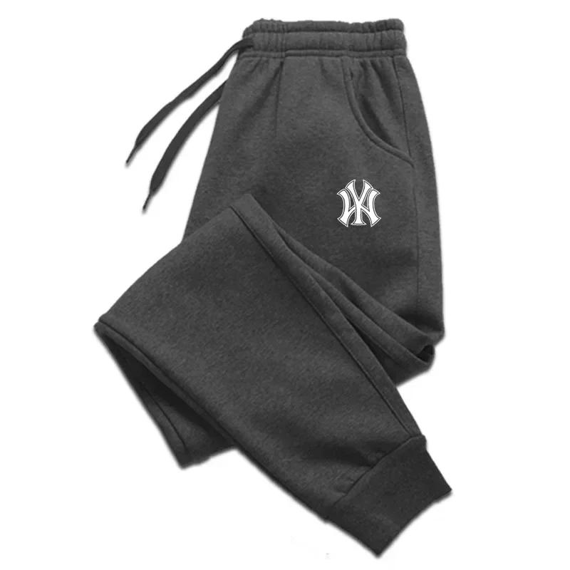 Viser de survêtement de jogging en coton pour hommes, pantalons respirants sportifs, pantalons de co