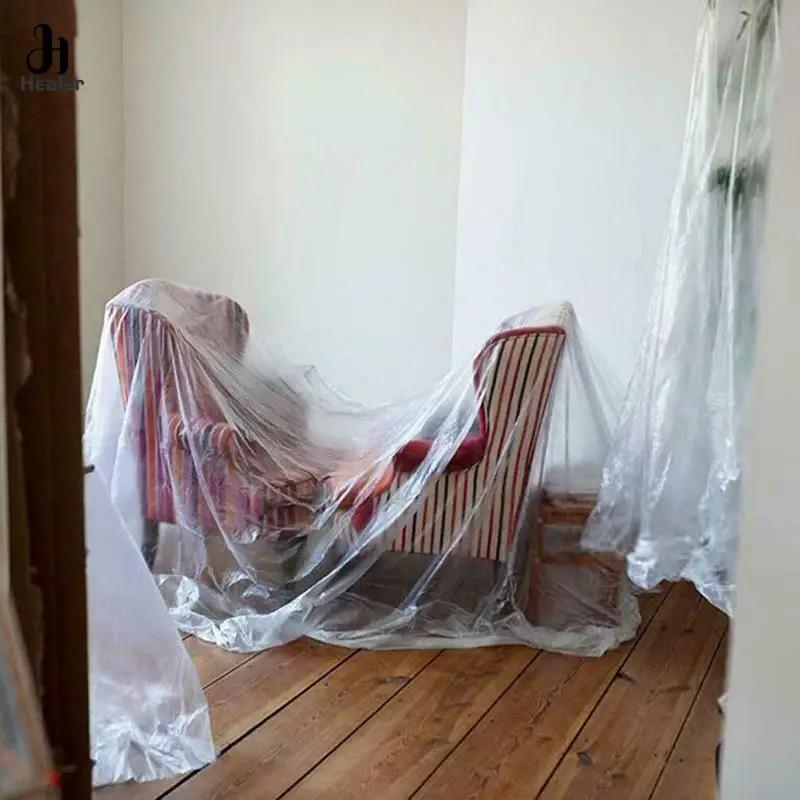 Juste anti-poussière imperméable pour meubles en plastique, housse anti-poussière pour voiture, lit,
