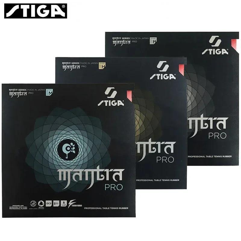 STIGA-MANTRA PRO Caoutchouc de tennis de table, Caoutchouc de ping-pong semi-creux, AstrBalancing, P