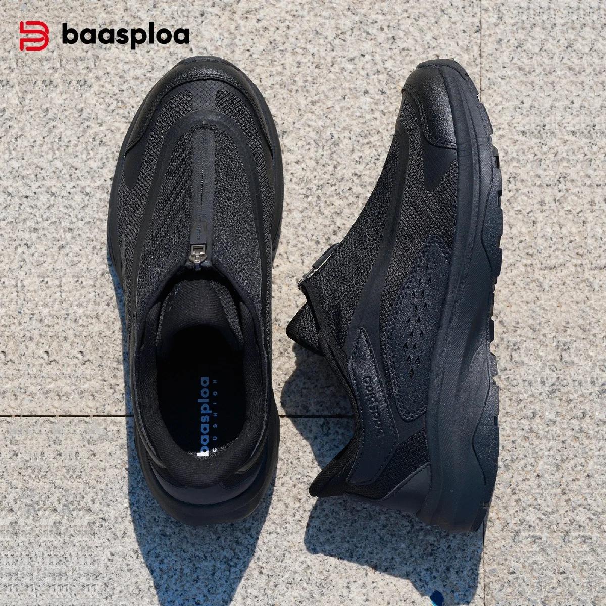 Baasploa hommes chaussures de randonnée maille respirant extérieur baskets tout nouveau confort Trai