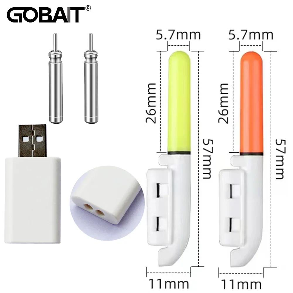 Lumière de pêche de nuit CR322 batterie au Lithium ensemble de Charge USB outils de bouée Bobber Pes