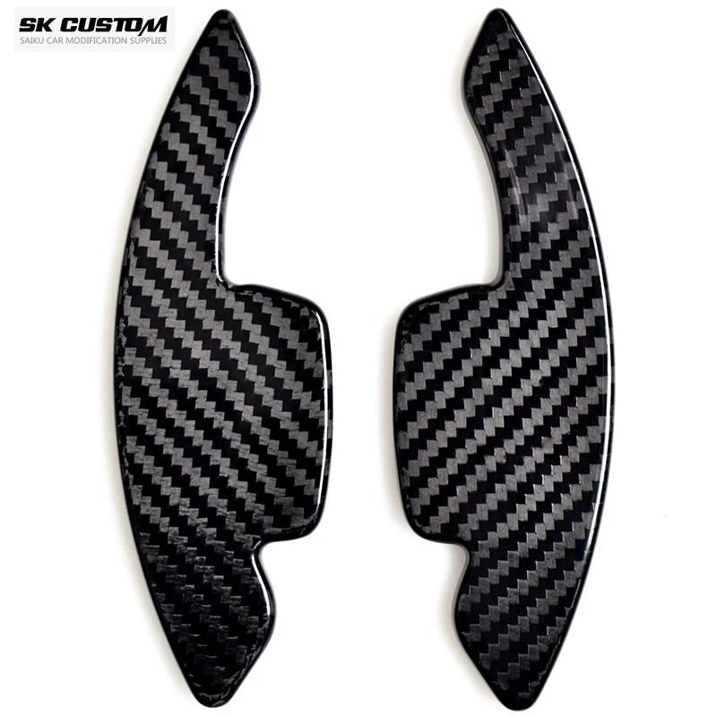 SK personnalisé pour Volkswagen Golf 8 MK8 GTI R ligne voiture en Fiber de carbone volant palette ma