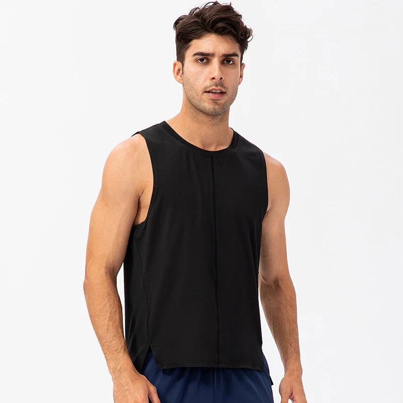 Glaçure de course ample pour homme, maillot de sport respirant, couche de base d'entraînement, haut 