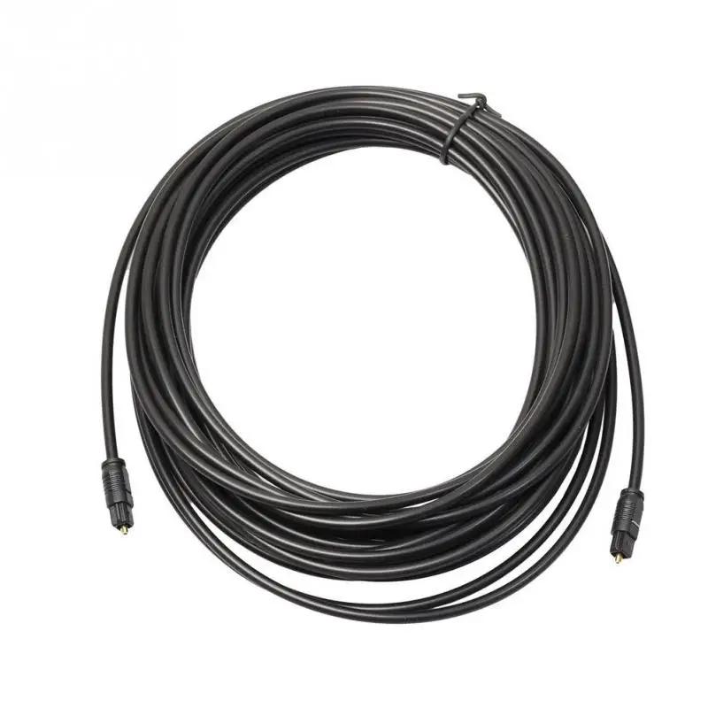 Câble Audio optique numérique plaqué or pour Toslink, 1m 1.5m 2m 3/5m 10m 15m 20m SPDIF MD DVD, câbl