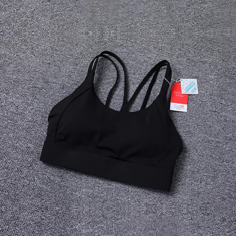 Soutien-gorge de sport rembourré femme sans armatures - Maintien élevé pour gros seins et course