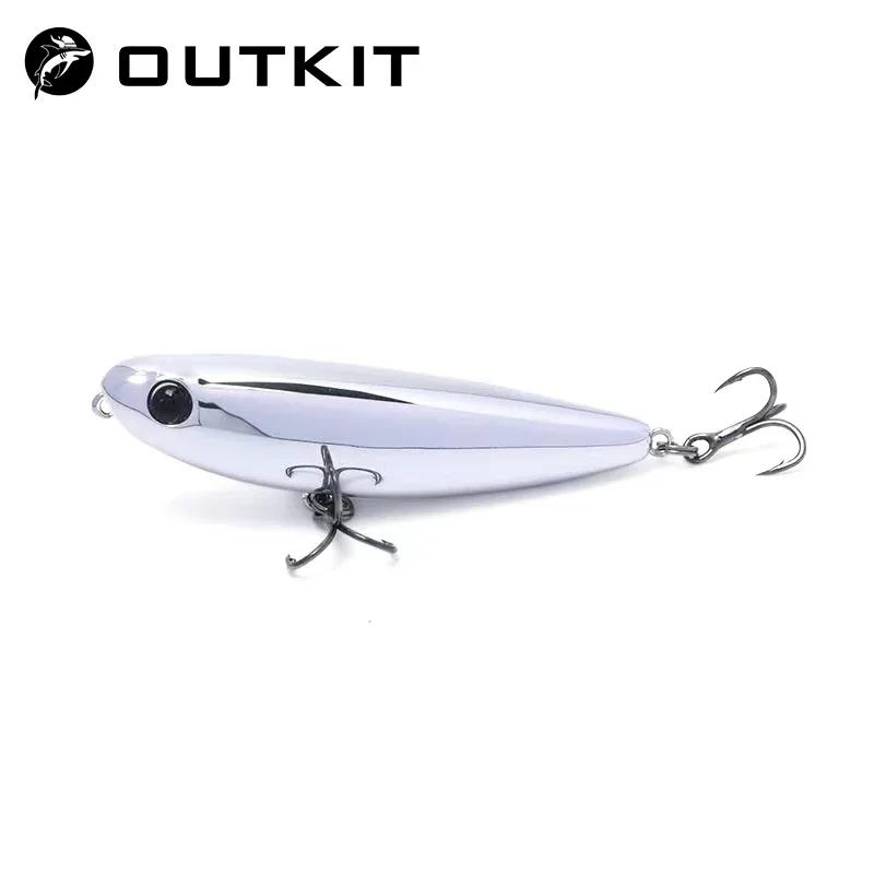 OUTKIT leurre de pêche crayon flottant StickBait leurre 4.5/2.8g Wobblers Topwater manivelle leurres