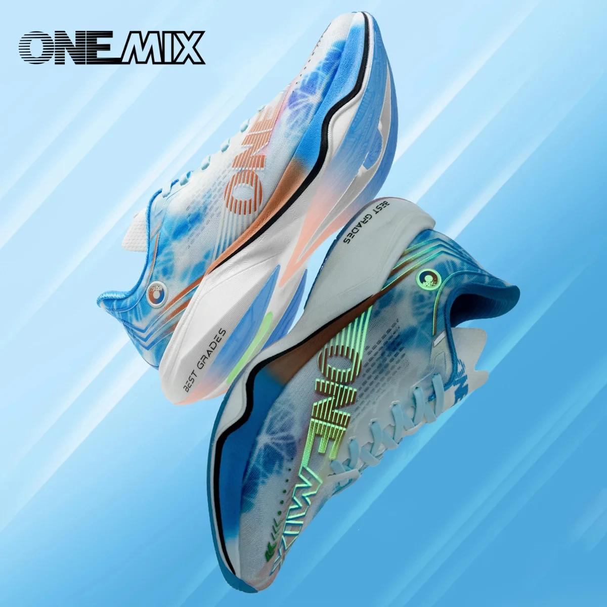 ONEMIX-chaussures de course de Marathon en nylon et planche de carbone, support professionnel Stable