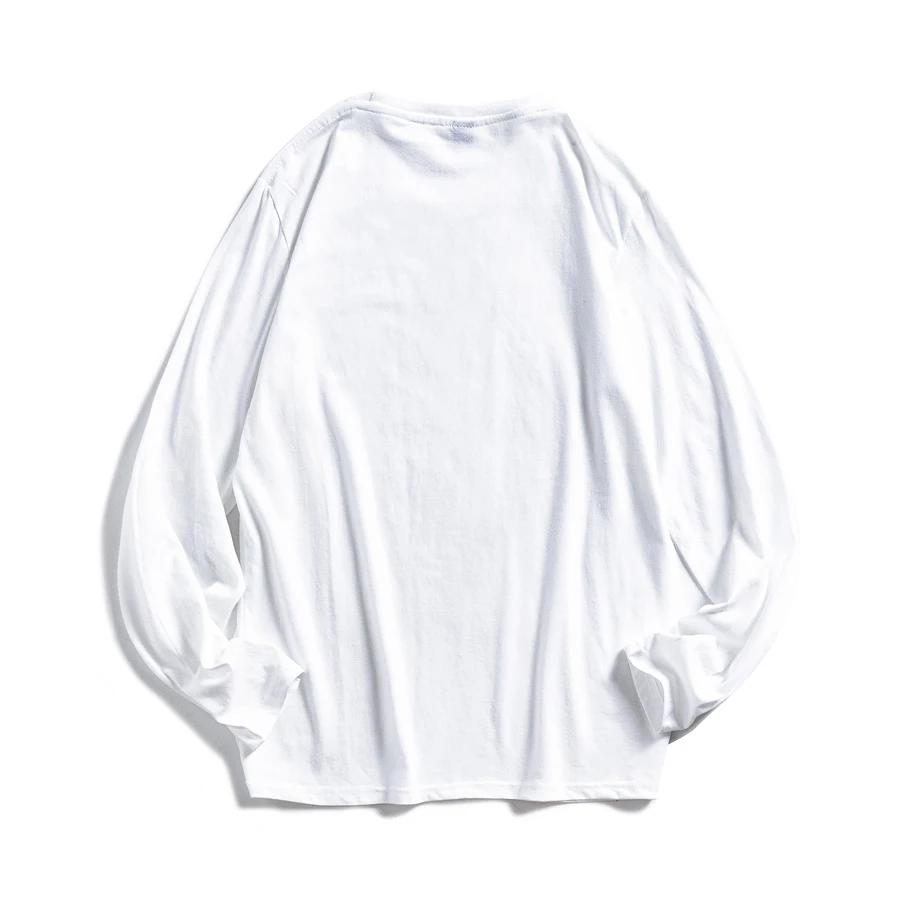 WAVLATII femmes col rond à manches longues t-shirts dame blanc couverture en coton femme doux t-shir