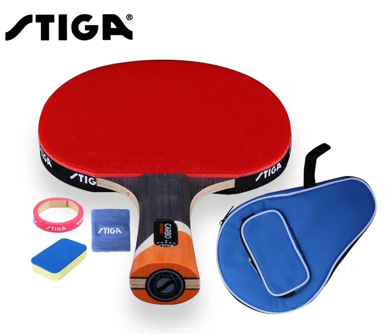 Raquette de tennis de Table originale Stiga 6 étoiles raquette de Ping-Pong en caoutchouc double bou