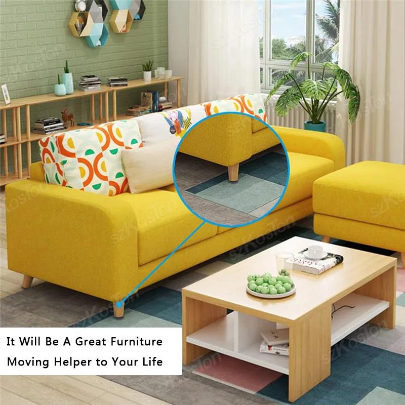 Patins de meubles auto-adhésifs, 4 pièces, curseur de jambe de chaise à coller, protection de sol po