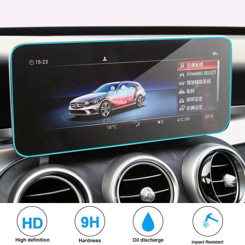 Film de protection pour écran LCD en verre trempé, autocollant pour tableau de bord, pour Mercedes B