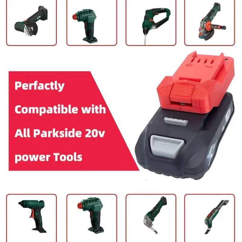 Adaptateur de batterie pour Aldi Ferrex Activ Energy, compatible avec le convertisseur d'outils Park