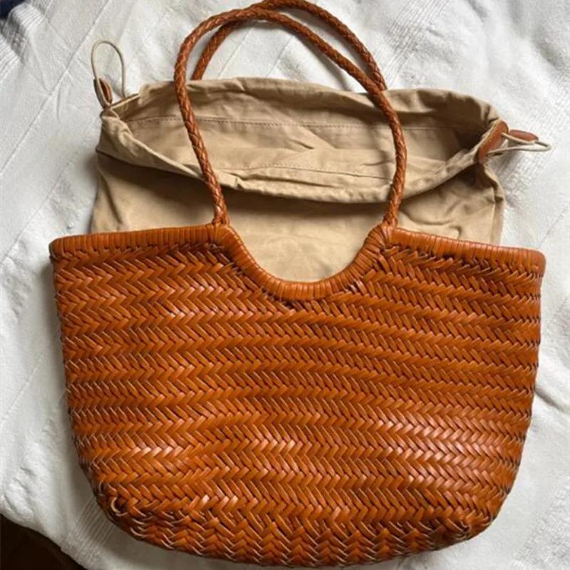 100% peau de vache naturelle tissage sacs à main main concepteur en cuir véritable femme fourre-tout