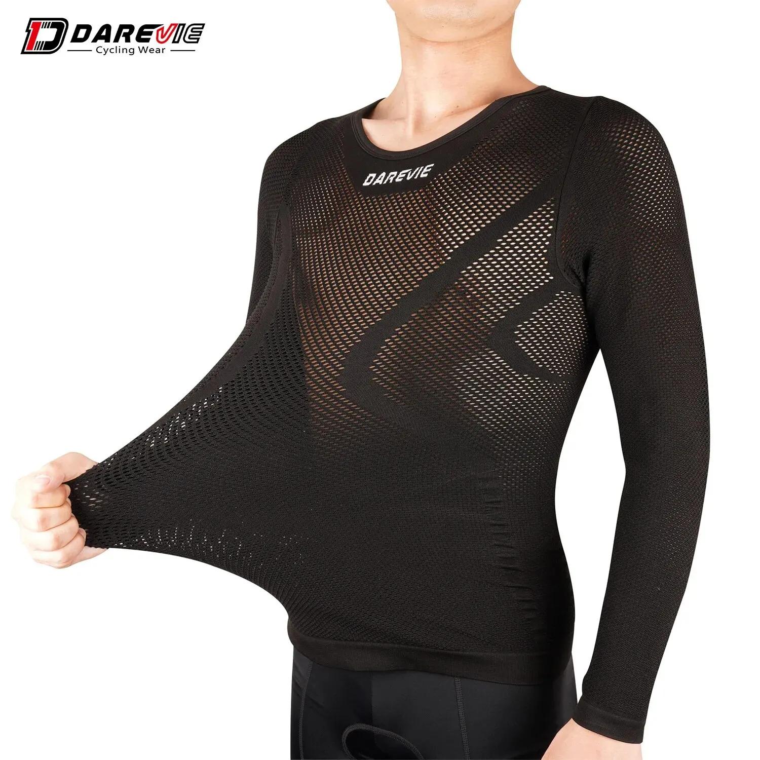 DAREVIE Base de cyclisme Laye Compression sans couture 2023 sous-vêtements à manches longues respira