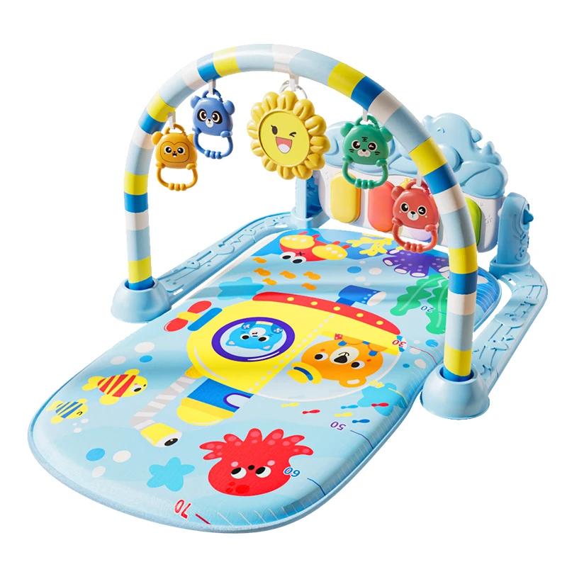 Tapis de jeu pour bébé, 1 ensemble de tapis rampant pour activités de fitness pour bébé avec jouets 