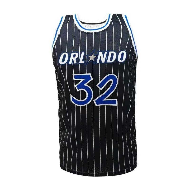 Chemise athlétique sans manches en jersey de basket-ball pour hommes # 32 Maillot coupe ample pour j