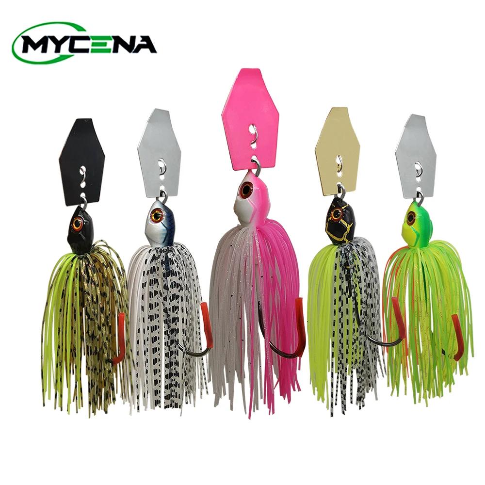 Mycena 7G/9G/11G/14G/21G leurre de pêche Chatter appât spinner appât lame Jig danseur Buzzbait wobbl