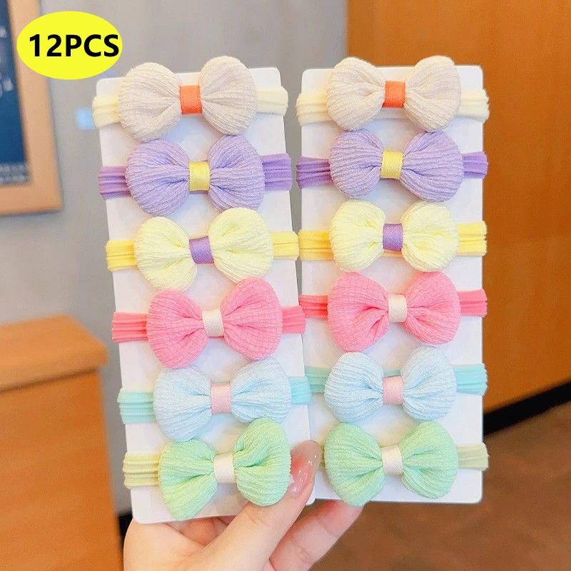 20 pièces 10 pièces accessoires de cheveux pour fille bandes de cheveux élastiques fleurs Style anne