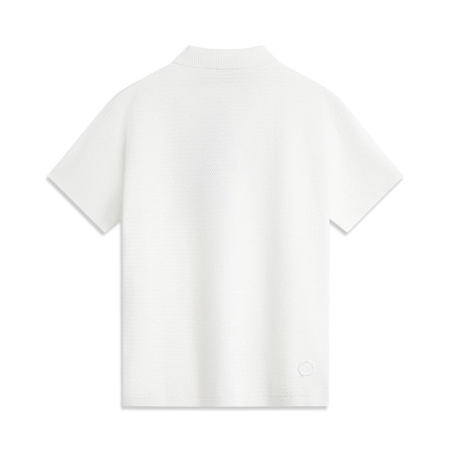 Pull Li-Ning Homme Wade Manches Courtes - Polycoton Confortable pour Loisirs et Sport