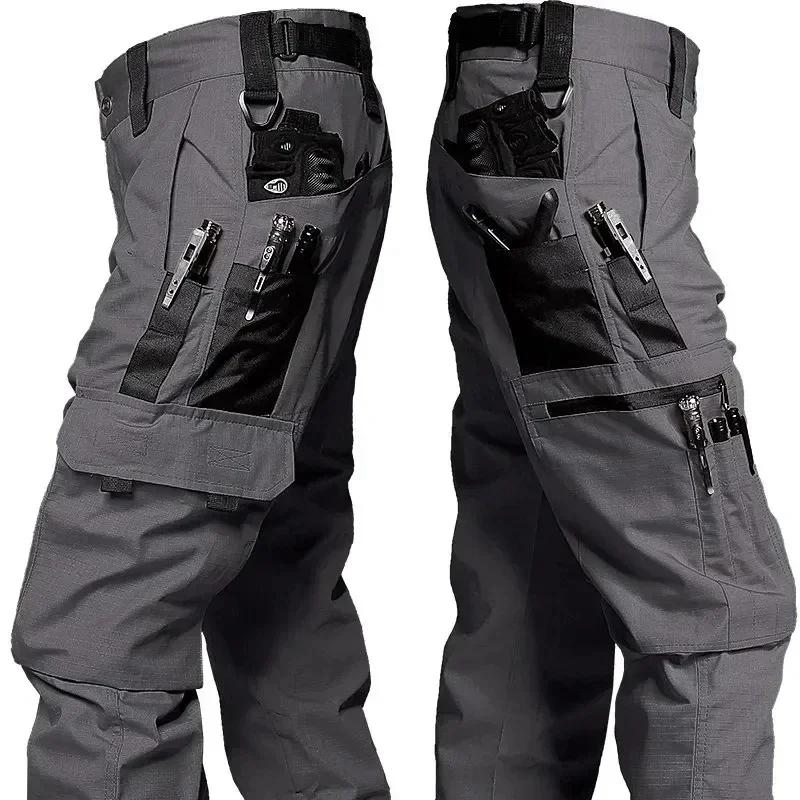 Nouveau pantalon de travail tactique hommes décontracté extérieur imperméable Cargo pantalon 2/1 piè