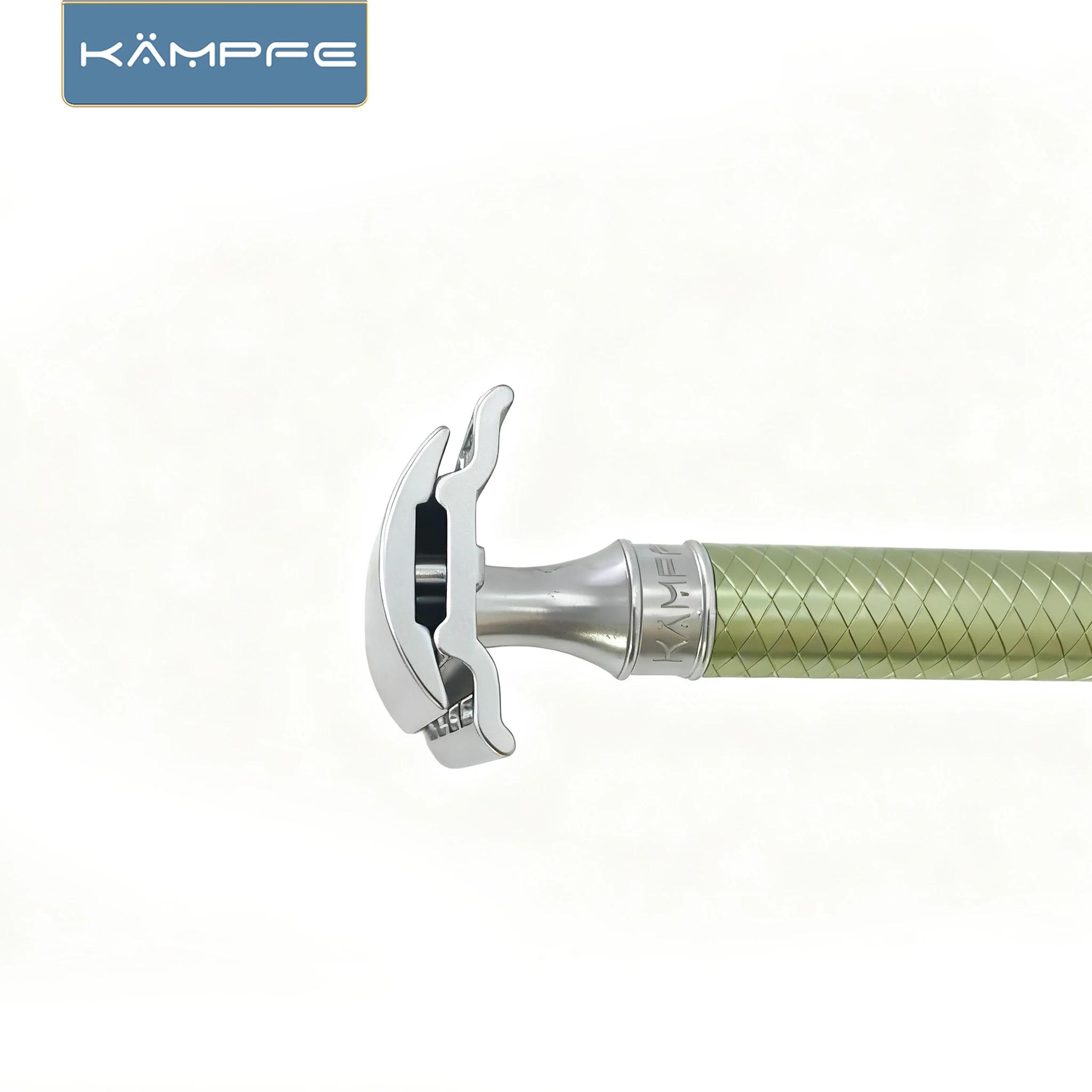 Rasoir de sécurité à double tranchant KAMPFE pour hommes, manche en aluminium, meilleur rasoir, cade